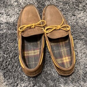 EUC* L.L Bean Flannel Lined Slippers sz 11